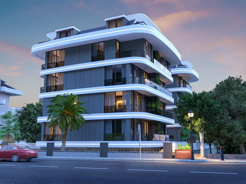 Duplex apartment for sale in Alanya Oba near the beach