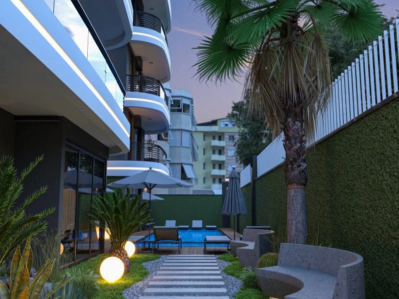 Two-room apartment for sale in Alanya Oba
