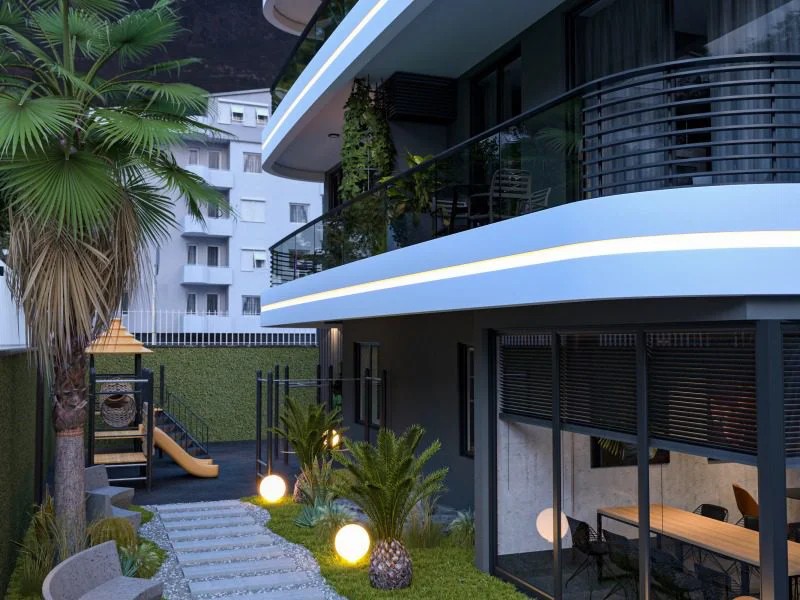 Two-room apartment for sale in Alanya Oba