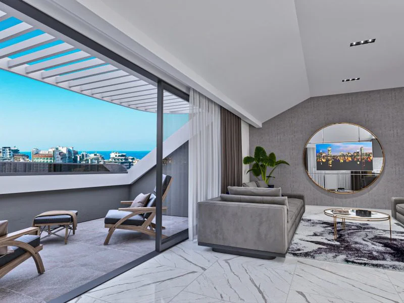 Two-room apartment for sale in Alanya Oba