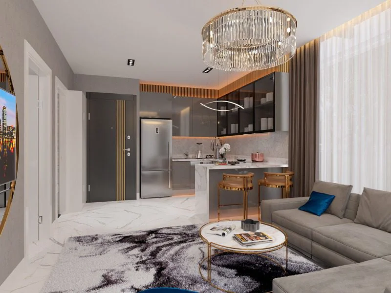 Two-room apartment for sale in Alanya Oba