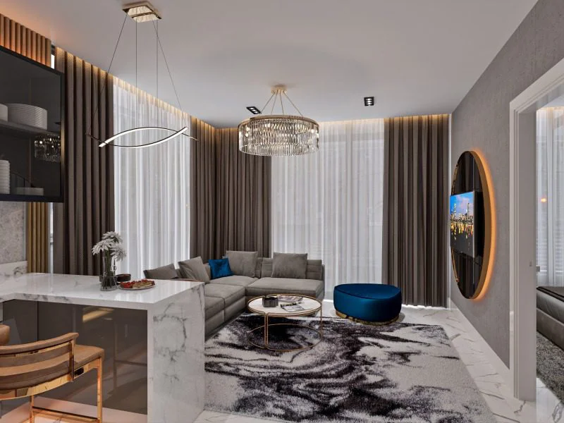 Two-room apartment for sale in Alanya Oba