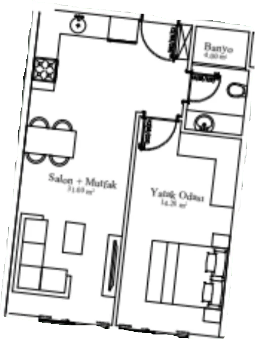 Apartment for sale in Alanya Kizlar Pinari