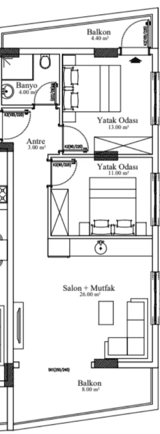 Apartment For Sale In Kizlar Pinari (5)