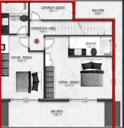 Apartment For Sale In Cikcilli (15)