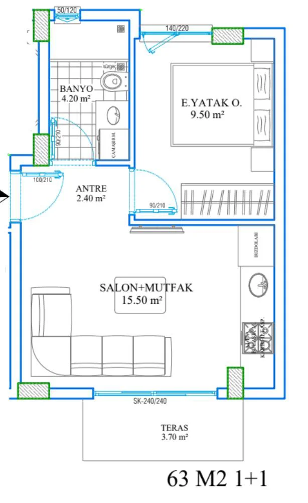 Antalya, apartment for sale0