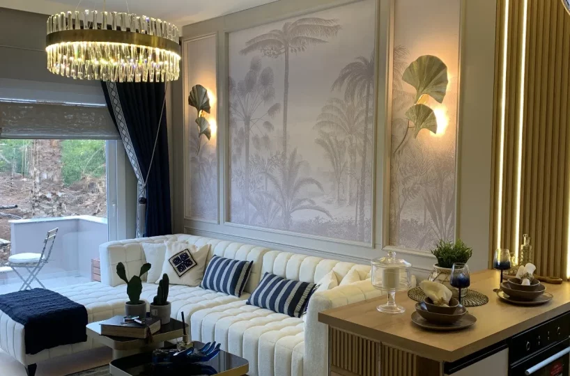 Studio apartment for sale in Mersin Erdemli – exterior view of the 10-story residential complex