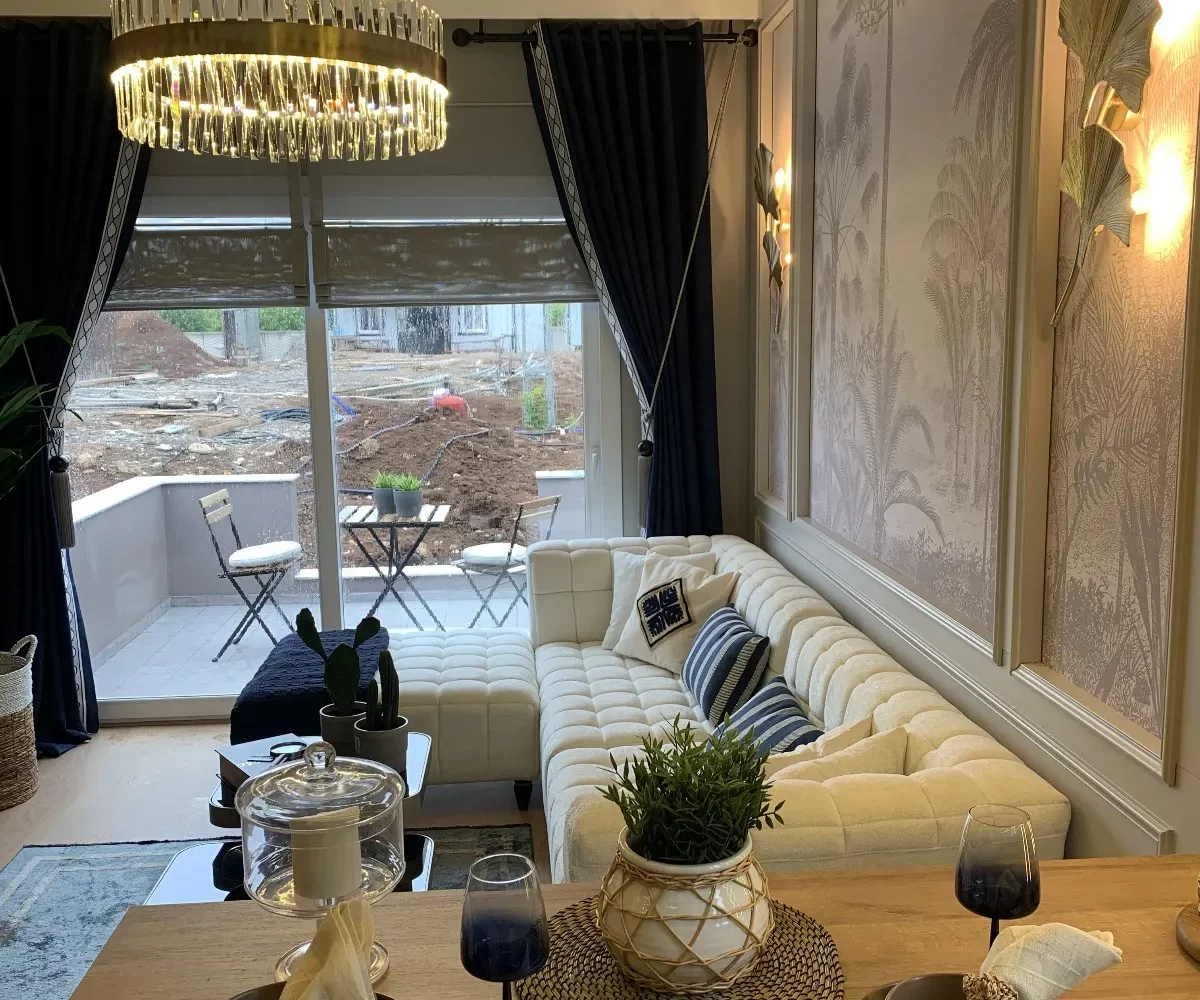 Studio apartment for sale in Mersin Erdemli – exterior view of the 10-story residential complex