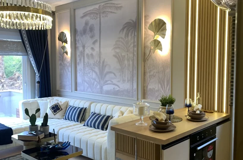 Studio apartment for sale in Mersin Erdemli – exterior view of the 10-story residential complex