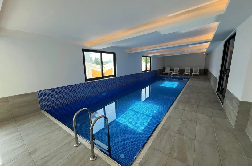 Two-bedroom apartment for sale in Mahmutlar Alanya – exterior view of the residential building in Mahmutlar