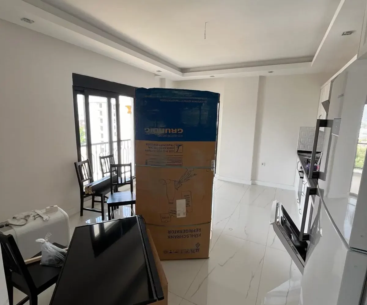Two-bedroom apartment for sale in Mahmutlar Alanya – exterior view of the residential building in Mahmutlar