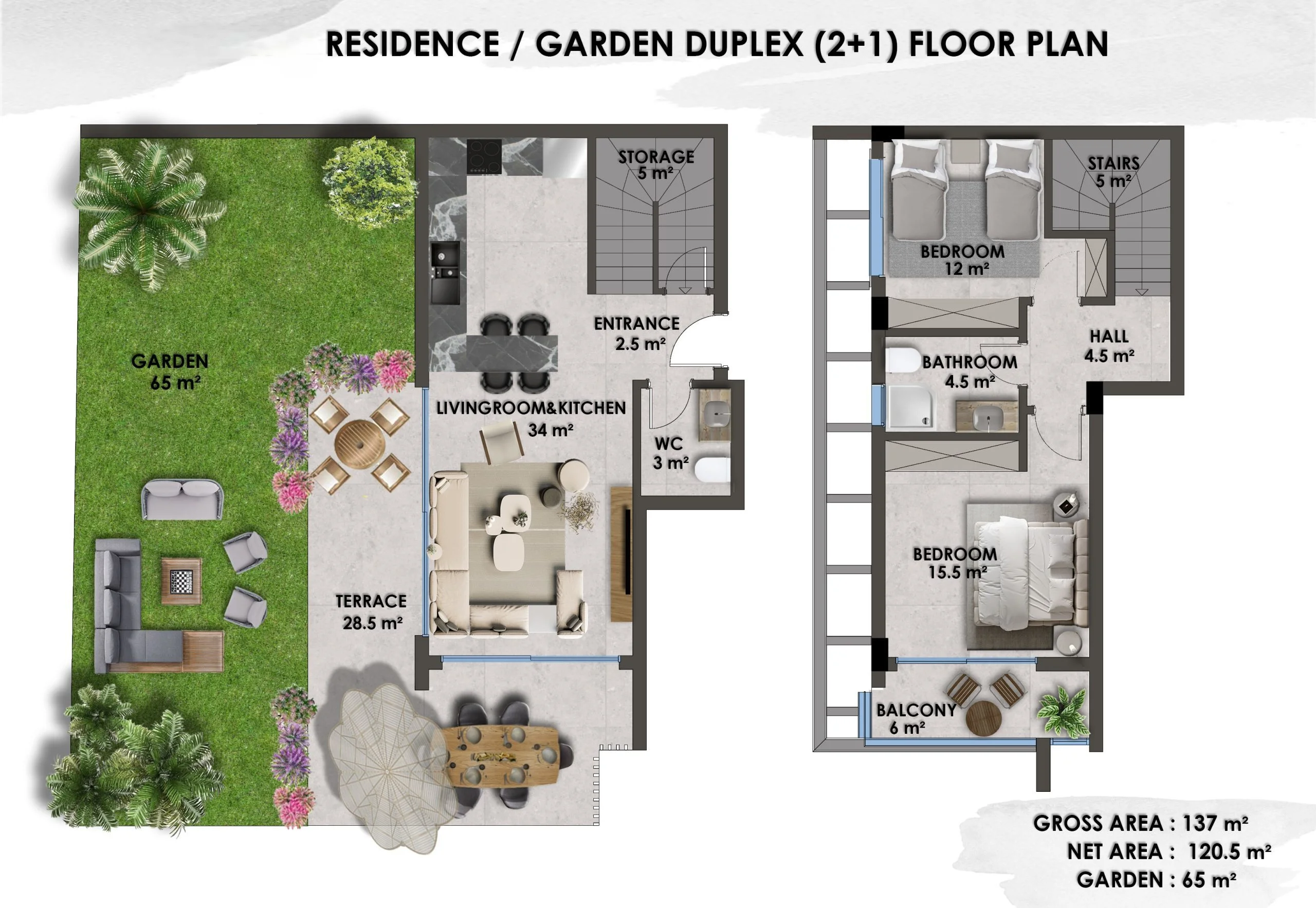 2+1 ROOF DUPLEX